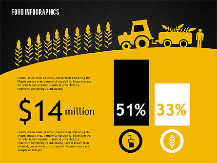 Infografía de agricultura, Diapositiva 15, 02038, Infografías — PoweredTemplate.com