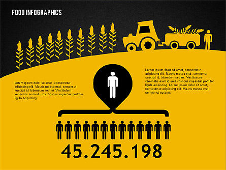 Landbouw infographics, Dia 16, 02038, Infographics — PoweredTemplate.com