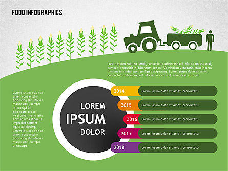 Infografía de agricultura, Diapositiva 5, 02038, Infografías — PoweredTemplate.com