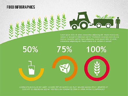Landbouw infographics, Dia 6, 02038, Infographics — PoweredTemplate.com