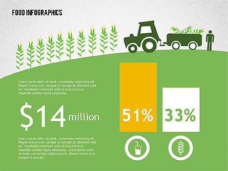 Landbouw infographics, Dia 7, 02038, Infographics — PoweredTemplate.com