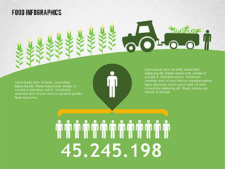 Infographie de l'agriculture, Diapositive 8, 02038, Infographies — PoweredTemplate.com