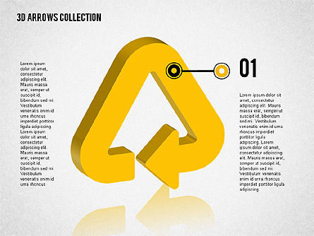 Ciclismo Flechas Formas, Diapositiva 3, 02040, Formas — PoweredTemplate.com