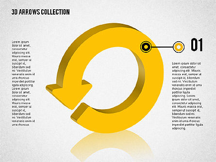 Ciclismo Flechas Formas, Diapositiva 7, 02040, Formas — PoweredTemplate.com