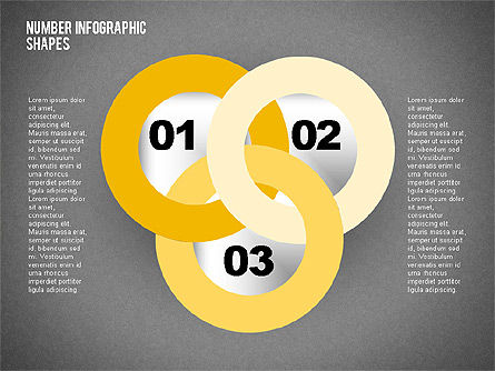 Formas con números, Diapositiva 11, 02041, Formas — PoweredTemplate.com