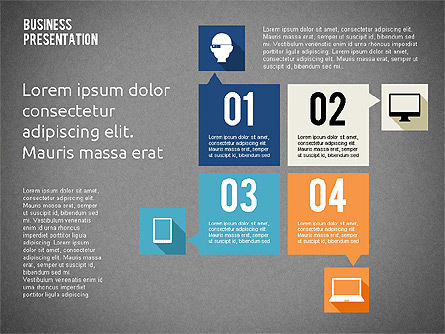 Presentasi Bisnis Dengan Petunjuk, Slide 11, 02042, Model Bisnis — PoweredTemplate.com