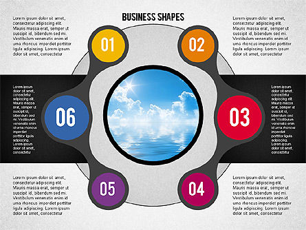 Diagramme des cercles avec chiffres, Diapositive 4, 02046, Schémas d'étapes — PoweredTemplate.com
