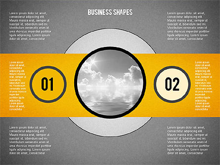 Circles with Numbers Stage Diagram, Slide 9, 02046, Stage Diagrams — PoweredTemplate.com