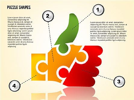 Thumbs Up Puzzle, Diapositiva 8, 02048, Diagramas de puzzle — PoweredTemplate.com