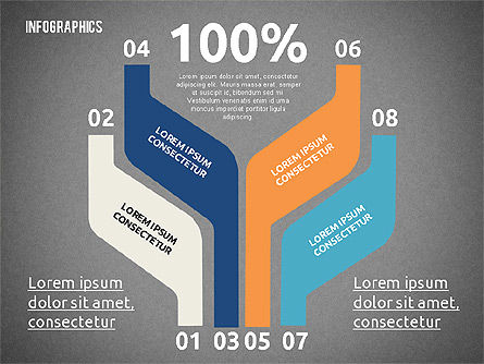 Pasos Crooked Pasos, Diapositiva 14, 02049, Diagramas de la etapa — PoweredTemplate.com