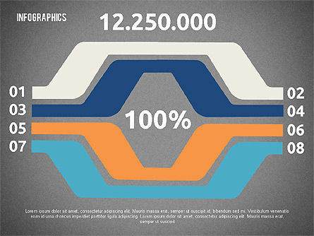 Pasos Crooked Pasos, Diapositiva 15, 02049, Diagramas de la etapa — PoweredTemplate.com