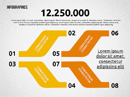 Pasos Crooked Pasos, Diapositiva 3, 02049, Diagramas de la etapa — PoweredTemplate.com
