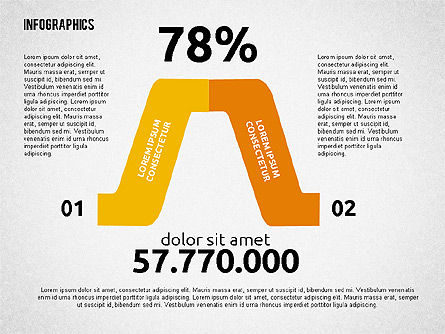 Pasos Crooked Pasos, Diapositiva 8, 02049, Diagramas de la etapa — PoweredTemplate.com