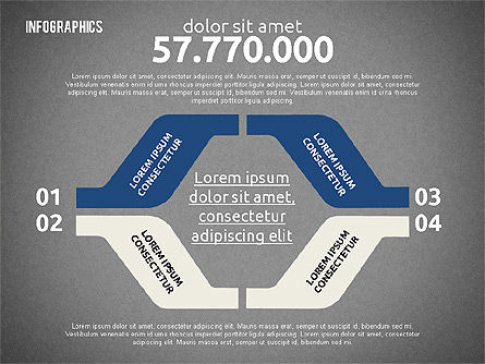 Pasos Crooked Pasos, Diapositiva 9, 02049, Diagramas de la etapa — PoweredTemplate.com