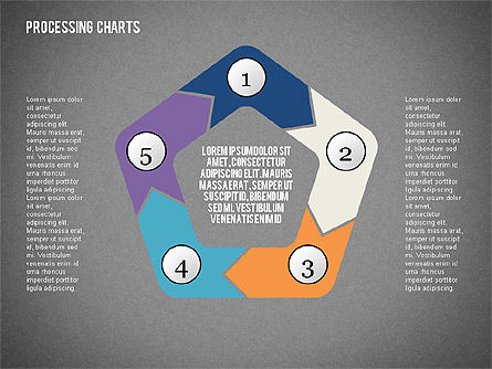 Schéma de chaîne de processus, Diapositive 10, 02051, Schémas de procédés — PoweredTemplate.com