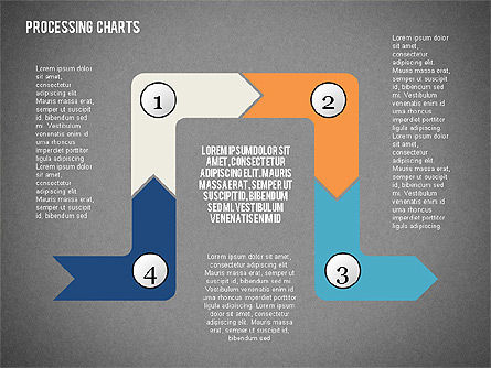 Schéma de chaîne de processus, Diapositive 14, 02051, Schémas de procédés — PoweredTemplate.com