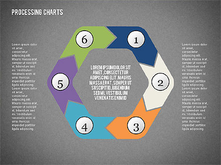 Schéma de chaîne de processus, Diapositive 9, 02051, Schémas de procédés — PoweredTemplate.com