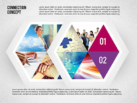 Formas con fotos, Diapositiva 4, 02055, Formas — PoweredTemplate.com