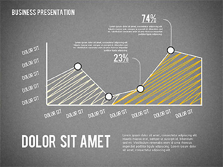 Presentazione di affari in stile schizzo, Slide 14, 02057, Modelli di lavoro — PoweredTemplate.com