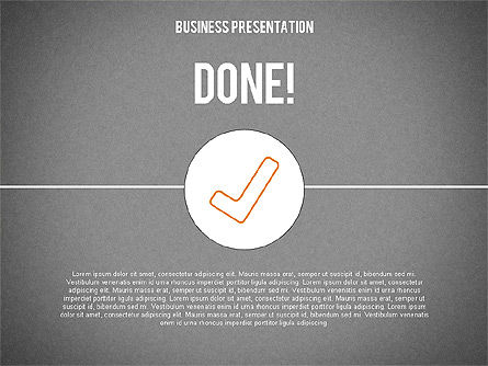 Zakelijke presentatie in schets stijl, Dia 16, 02057, Businessmodellen — PoweredTemplate.com