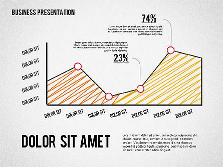 Presentación del negocio en el estilo del bosquejo, Diapositiva 6, 02057, Modelos de negocios — PoweredTemplate.com