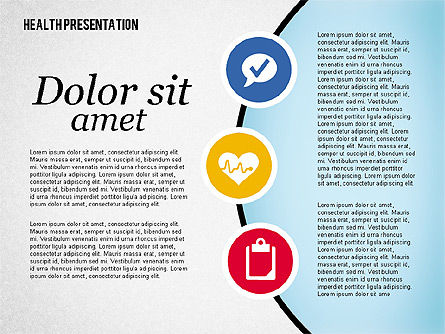 Sanità presentazione, Modello PowerPoint, 02062, Diagrammi e Grafici Medici — PoweredTemplate.com