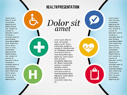 Présentation de la santé, Diapositive 5, 02062, Schémas et graphiques médicaux — PoweredTemplate.com