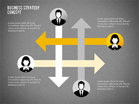 Relazione d'affari, Slide 14, 02065, Grafici Organizzativi — PoweredTemplate.com