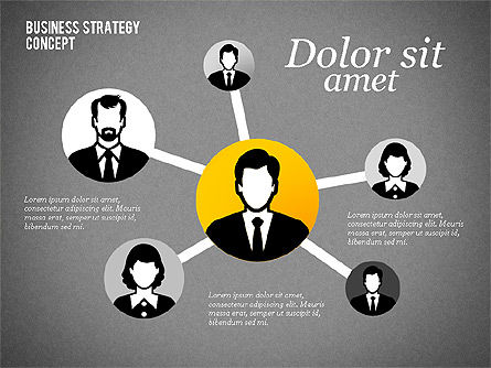 Relacíon de negocios, Diapositiva 15, 02065, Organigramas — PoweredTemplate.com