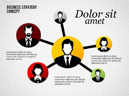Relacíon de negocios, Diapositiva 7, 02065, Organigramas — PoweredTemplate.com