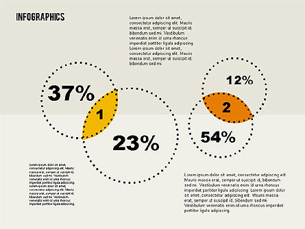 Weltfiguren Infografiken, PowerPoint-Vorlage, 02066, Business Modelle — PoweredTemplate.com