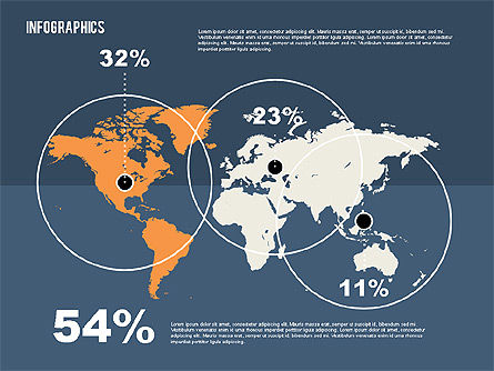 Données infographiques mondiales, Diapositive 10, 02066, Modèles commerciaux — PoweredTemplate.com