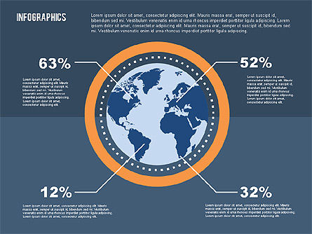 Données infographiques mondiales, Diapositive 12, 02066, Modèles commerciaux — PoweredTemplate.com