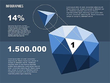 Wereld cijfers infographics, Dia 13, 02066, Businessmodellen — PoweredTemplate.com