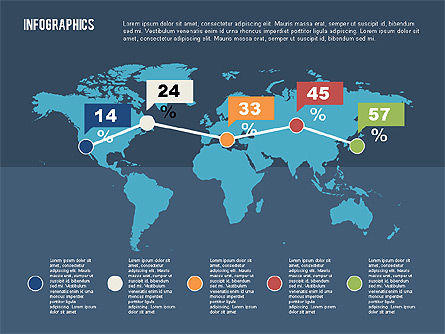 Figuras del mundo Infografía, Diapositiva 14, 02066, Modelos de negocios — PoweredTemplate.com
