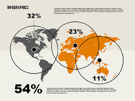 Weltfiguren Infografiken, Folie 2, 02066, Business Modelle — PoweredTemplate.com