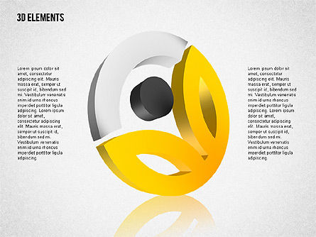 Objets tridimensionnels, Diapositive 6, 02067, Formes — PoweredTemplate.com