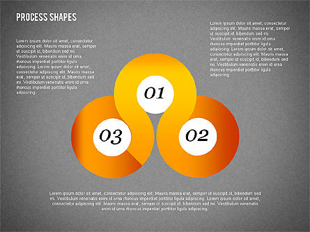 Formas serpentinas de estilo cinturón, Diapositiva 11, 02069, Diagramas de la etapa — PoweredTemplate.com