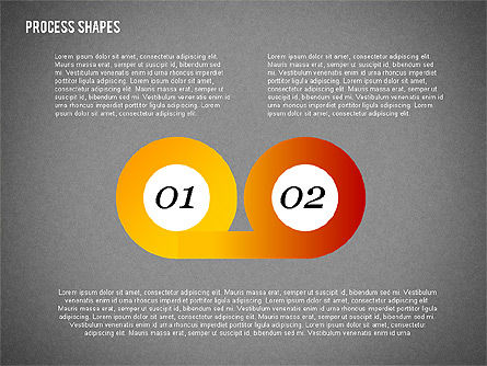 Formas serpentinas de estilo cinturón, Diapositiva 13, 02069, Diagramas de la etapa — PoweredTemplate.com