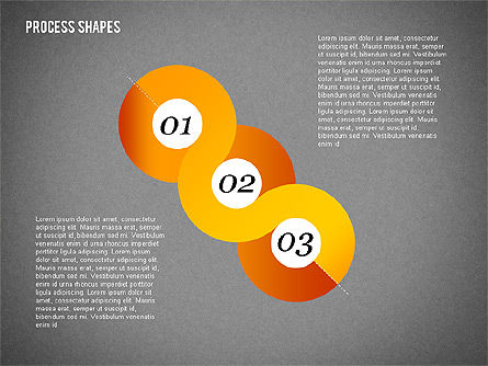 Formas serpentinas de estilo cinturón, Diapositiva 15, 02069, Diagramas de la etapa — PoweredTemplate.com