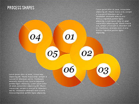 Formas serpentinas de estilo cinturón, Diapositiva 16, 02069, Diagramas de la etapa — PoweredTemplate.com