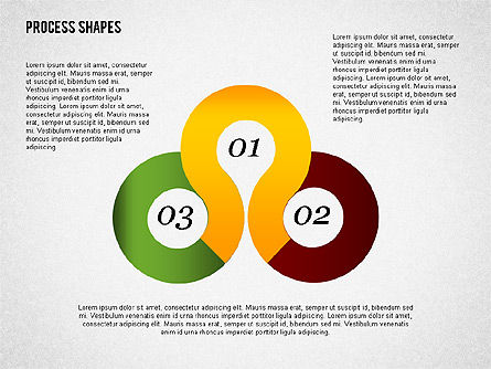 Formas serpentinas de estilo cinturón, Diapositiva 3, 02069, Diagramas de la etapa — PoweredTemplate.com