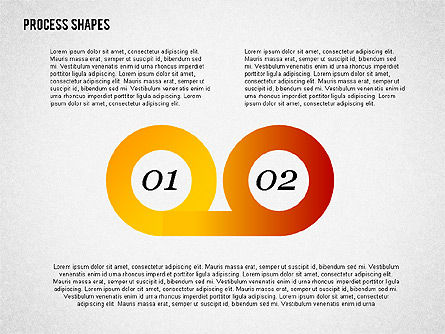 Formas serpentinas de estilo cinturón, Diapositiva 5, 02069, Diagramas de la etapa — PoweredTemplate.com