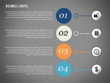재무 프리젠 테이션 개념, 슬라이드 13, 02070, 비즈니스 모델 — PoweredTemplate.com