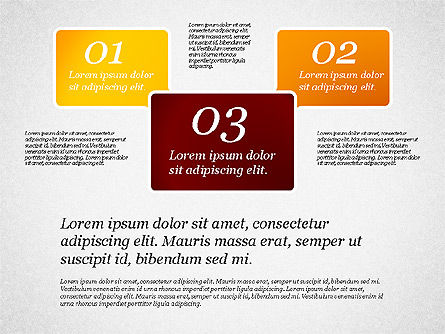 Modèle de présentation avec des zones de texte, Modele PowerPoint, 02071, Modèles commerciaux — PoweredTemplate.com
