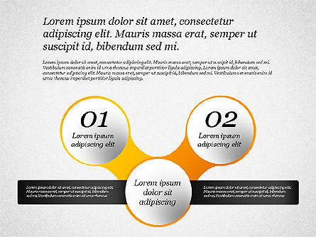 Presentation Template with Text Boxes, Slide 3, 02071, Business Models — PoweredTemplate.com