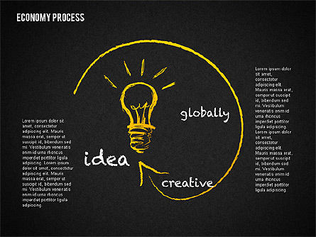 Concepto de Presentación Económica, Diapositiva 12, 02075, Plantillas de presentación — PoweredTemplate.com