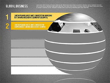 Pasos en Esfera, Diapositiva 11, 02076, Diagramas de la etapa — PoweredTemplate.com