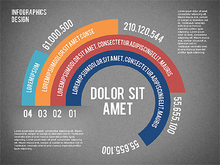 Opciones Diagrama Radial, Diapositiva 16, 02078, Diagramas de la etapa — PoweredTemplate.com