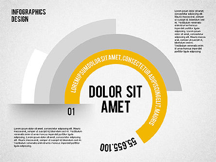 Options diagramme radial, Diapositive 5, 02078, Schémas d'étapes — PoweredTemplate.com